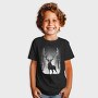 Reindeer Monochochrome Christmas, Tricou Copii
