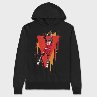 OLAJUWON, Hanorac Oversize Barbati (Unisex)