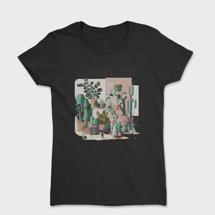 Botanical Wild Plant Lady, Tricou Femei