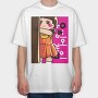 Pinkplayground, Tricou Oversize Barbati (Unisex)