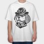 Pilot Pup, Tricou Oversize Barbati (Unisex)