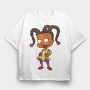 Puffball Chic, Tricou Oversize Barbati (Unisex)