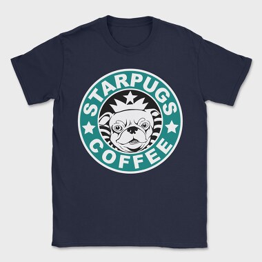 Pug Prince Coffee, Tricou Barbati (Unisex)