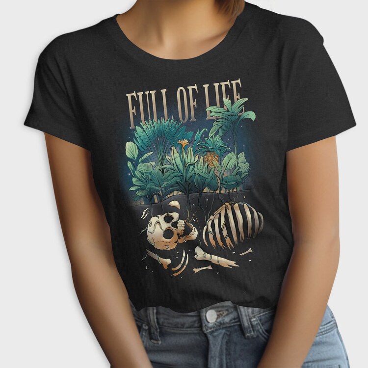Skeleton Life Plants, Tricou Femei
