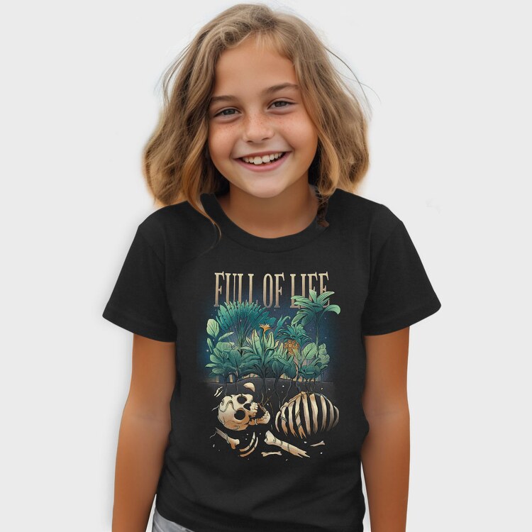 Skeleton Life Plants, Tricou Copii