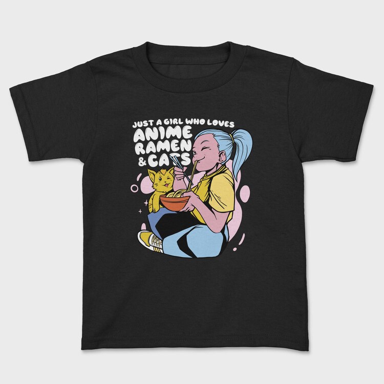Ramen Cat Love, Tricou Copii