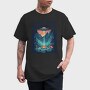 Outer Space Inner Peace Camping, Tricou Barbati (Unisex)