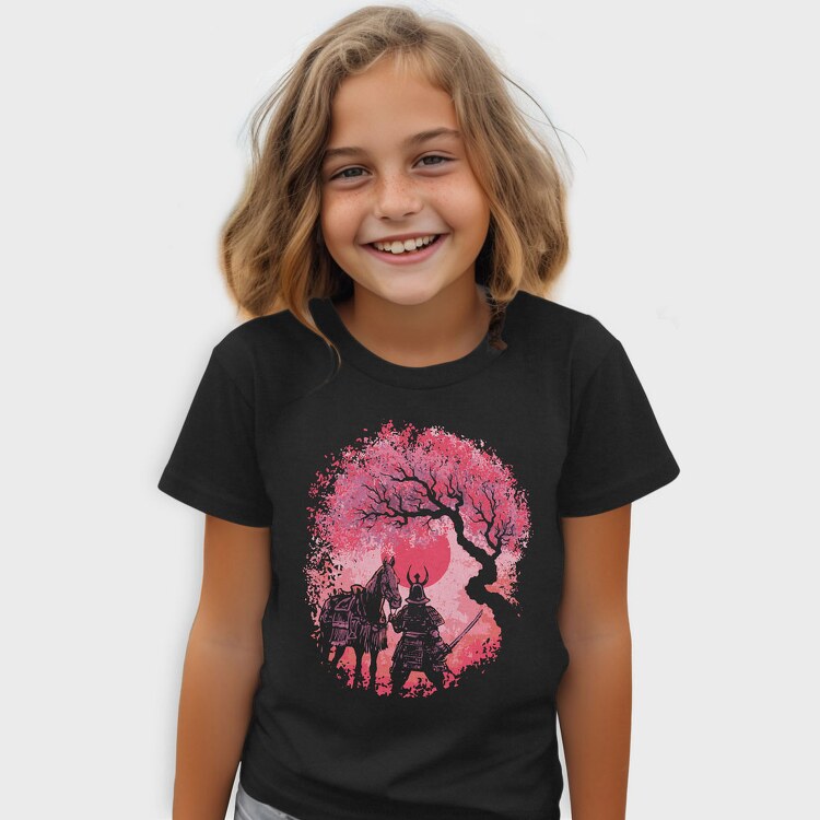Samurai Horse Landscape, Tricou Copii
