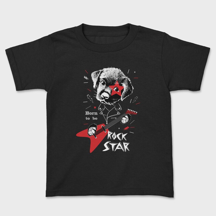 Rockstar Pup, Tricou Copii