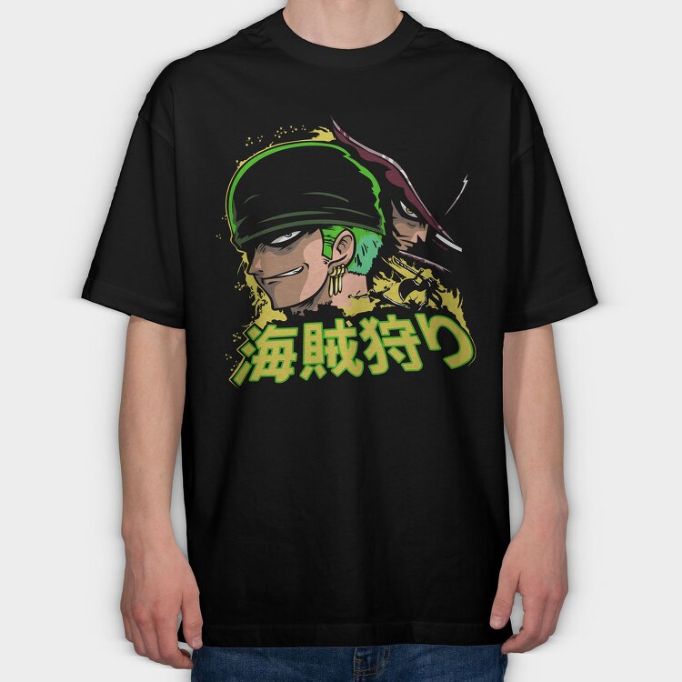 Pirate Captain Hunt, Tricou Oversize Barbati (Unisex)