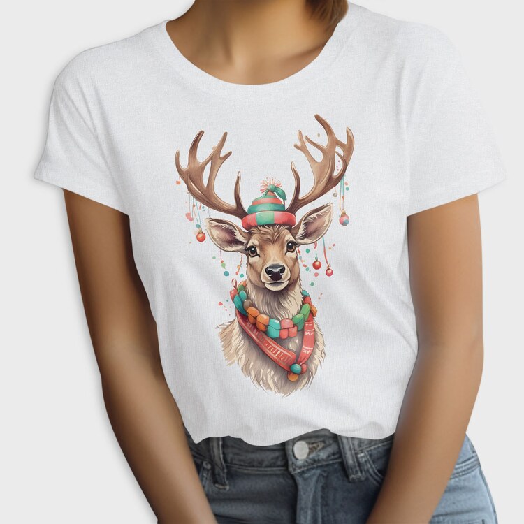 Reindeer Ornaments, Tricou Femei