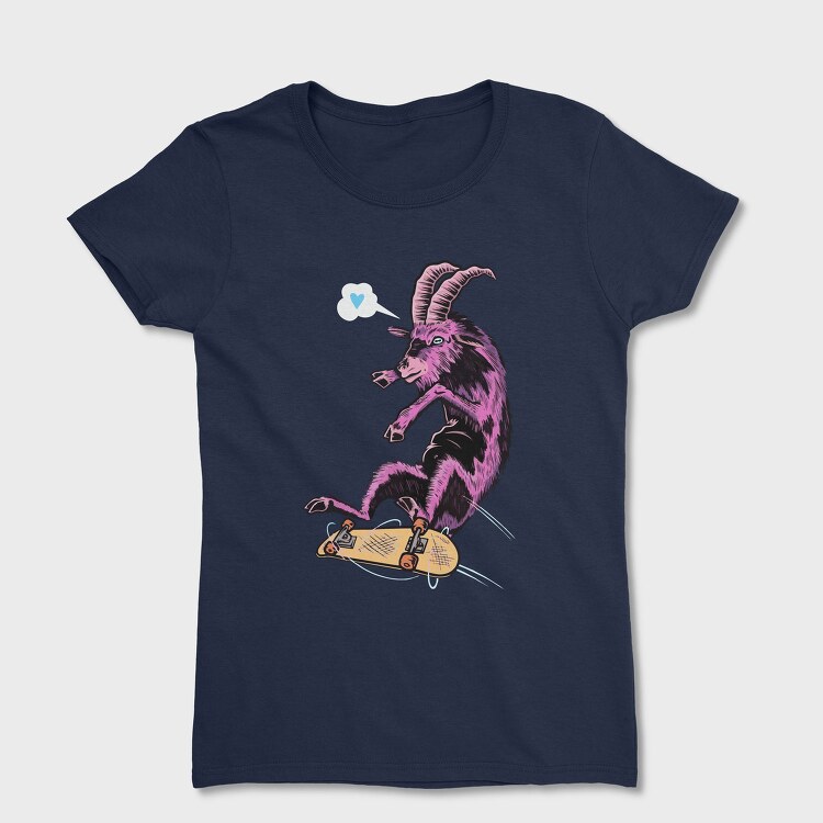 Skate Goat Love, Tricou Femei
