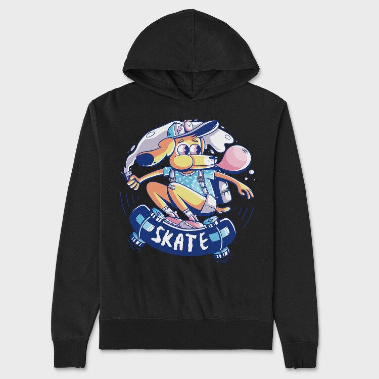 Skateboard Dreams, Hanorac Oversize Barbati (Unisex)