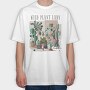 Botanical Wild Plant Lady, Tricou Oversize Barbati (Unisex)