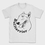 Bull Terrier Dog, Tricou Barbati (Unisex)