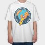 Skate Society Vibes, Tricou Oversize Barbati (Unisex)