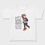 Skateboarding Cat Vibes, Tricou Copii