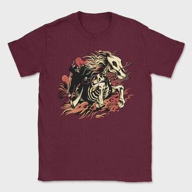 Skeleton Fire Dance, Tricou Barbati (Unisex)