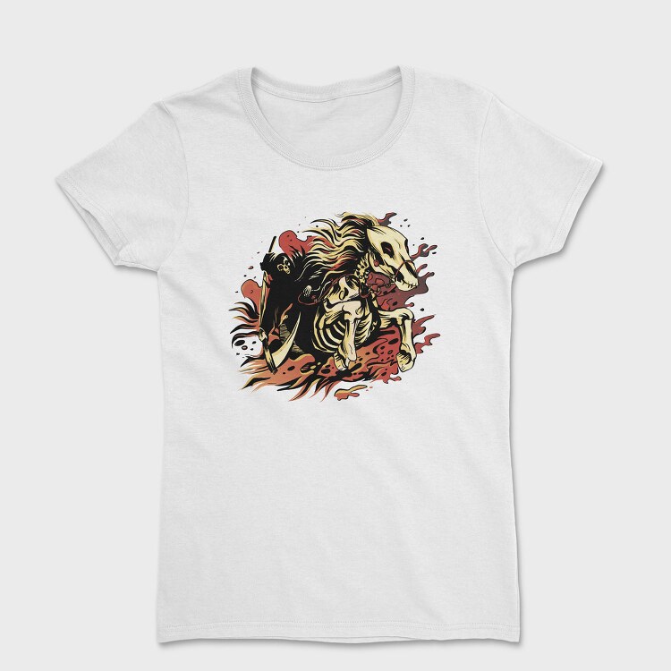 Skeleton Fire Dance, Tricou Femei