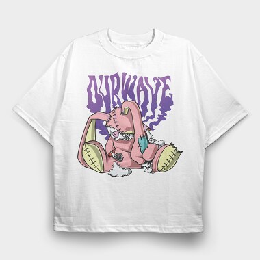 Skeleton Love Vibes, Tricou Oversize Barbati (Unisex)