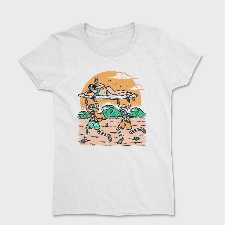 Skeletons Beach Party, Tricou Femei