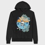Skull Beach Vibes, Hanorac Oversize Barbati (Unisex)