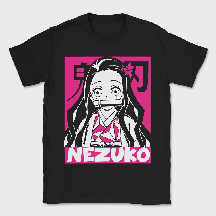 Nezuko Silhouette, Tricou Barbati (Unisex)