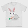 Bunny Carrot Feast, Tricou Barbati (Unisex)
