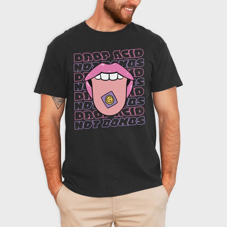 Not Bombs, Tricou Barbati (Unisex)