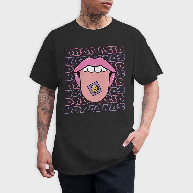 Not Bombs, Tricou Barbati (Unisex)