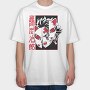 Neon Wolf Howl 21, Tricou Oversize Barbati (Unisex)