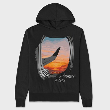 Skyview Adventure, Hanorac Oversize Barbati (Unisex)