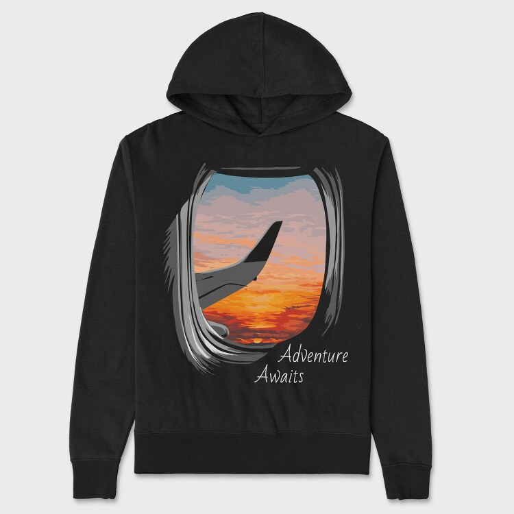Skyview Adventure, Hanorac Oversize Barbati (Unisex)