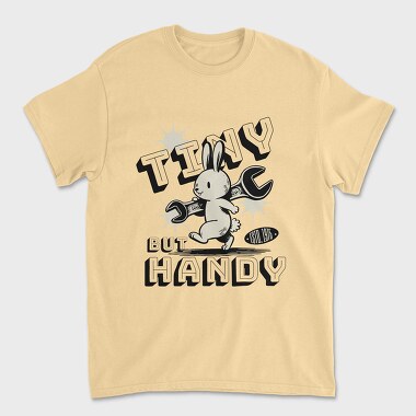 Bunny With Wrench Tiny Handy, Tricou Barbati (Unisex)