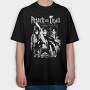 Neon Wolf Howl 20, Tricou Oversize Barbati (Unisex)