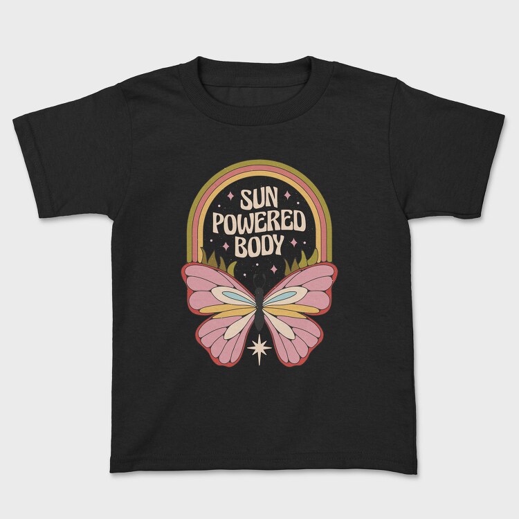 Butterfly Hippie Collection Flower Power Nature, Tricou Copii