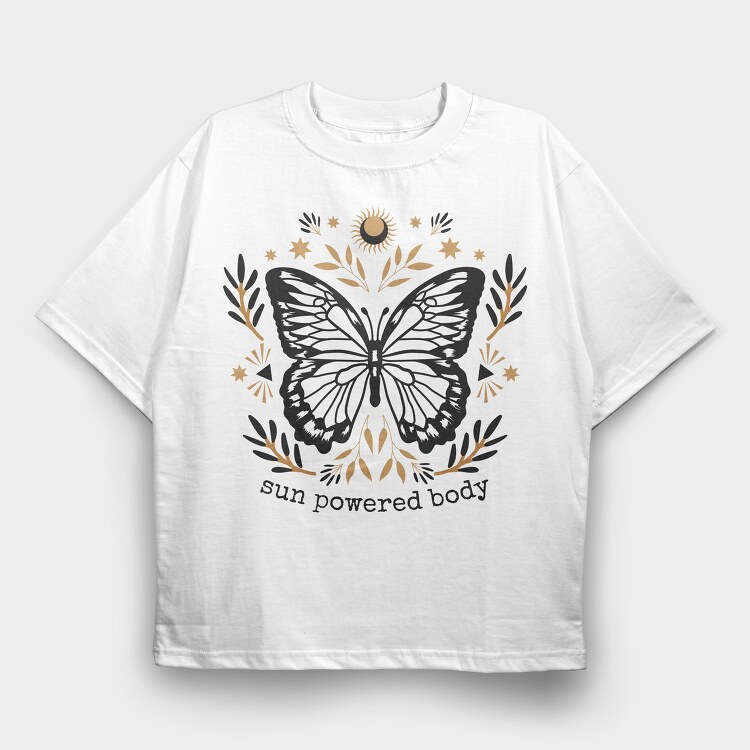 Butterfly Insect, Tricou Oversize Barbati (Unisex)