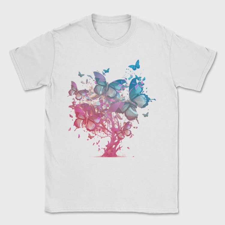 Butterfly Tree Colorful, Tricou Barbati (Unisex)