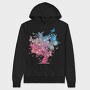 Butterfly Tree Colorful, Hanorac Oversize Barbati (Unisex)