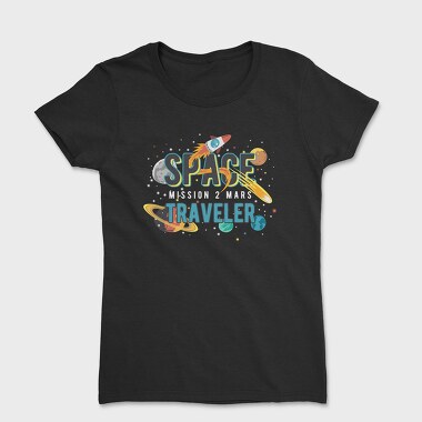 Space Explorer Vibes, Tricou Femei