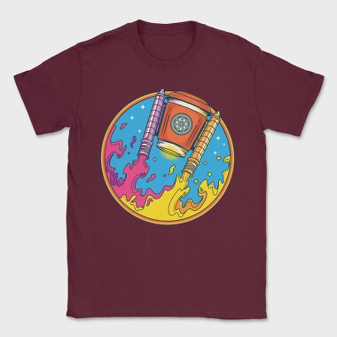 Space Paint Splash, Tricou Barbati (Unisex)