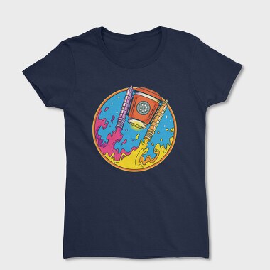 Space Paint Splash, Tricou Femei