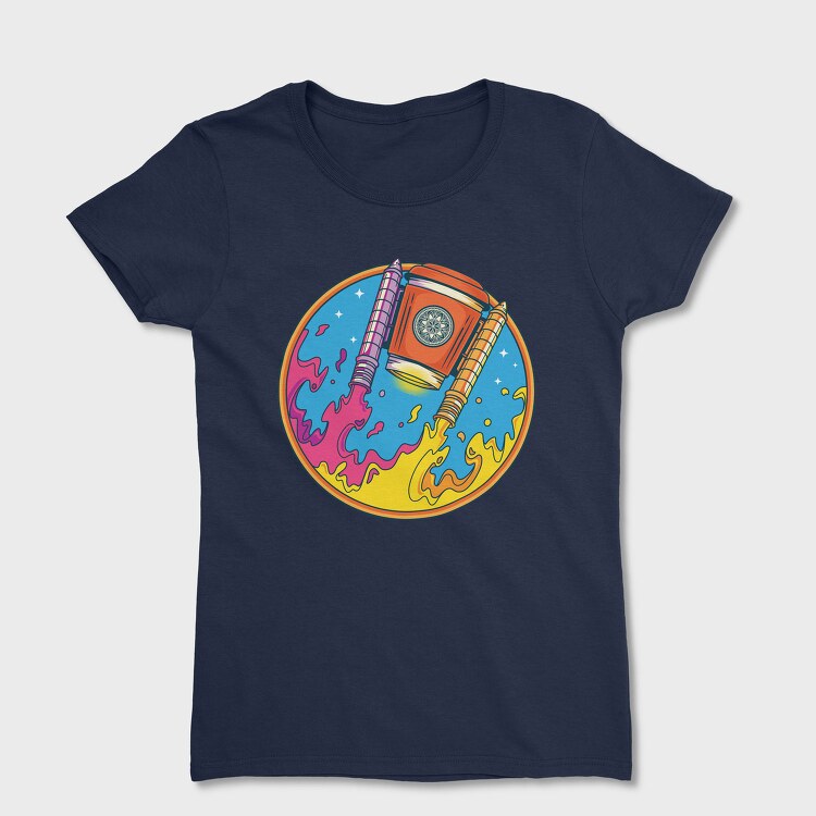 Space Paint Splash, Tricou Femei