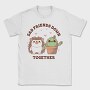 Cactus And Hedgehog Friends Cute, Tricou Barbati (Unisex)