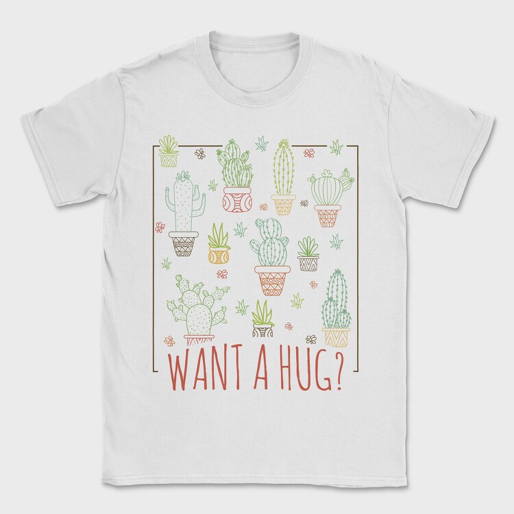 Cactus Hug, Tricou Barbati (Unisex)