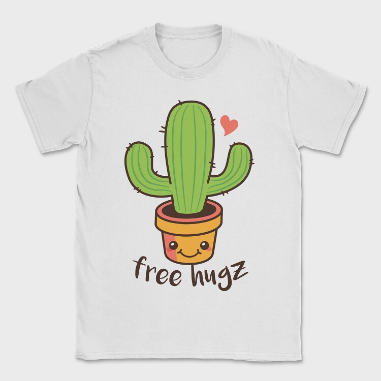 Cactus Hugs Cute 01, Tricou Barbati (Unisex)