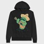Cactus With Mexican Hat And Guitar 5 De Mayo, Hanorac Oversize Barbati (Unisex)