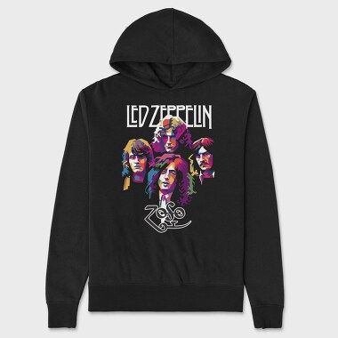 LED ZEP 1, Hanorac Oversize Barbati (Unisex)