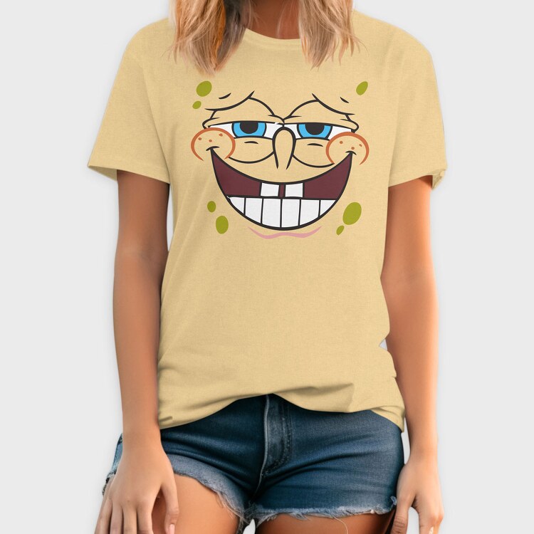 SpongeBob face 7, Tricou Barbati (Unisex)