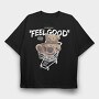 Teddy Cart Vibes, Tricou Oversize Barbati (Unisex)